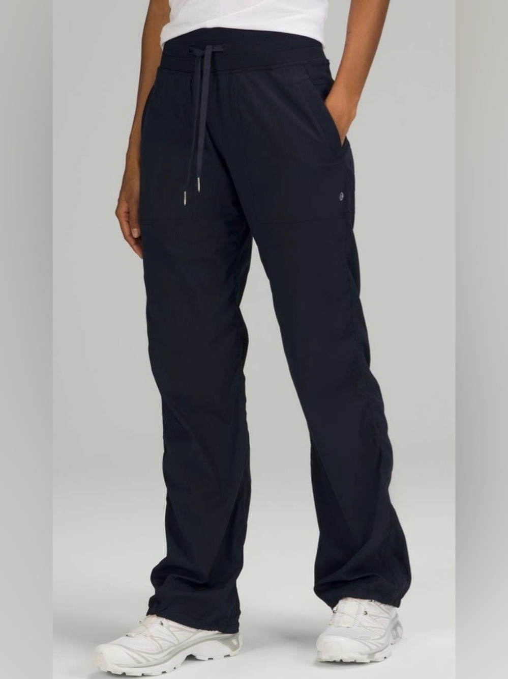 Lululemon Dance Studio Pants Drawstring Active Joggers True Navy Blue Size 4